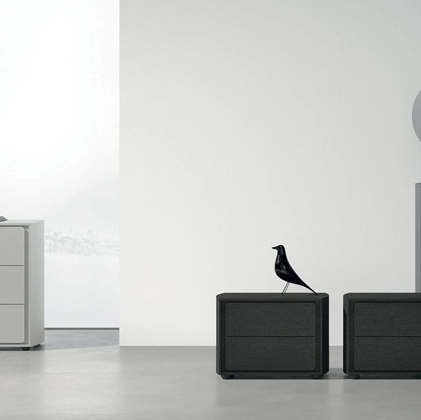 Gruppo Notte Tivoli in laccato o legno di Tomasella