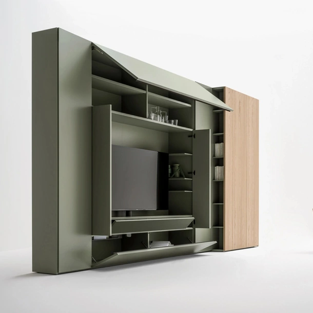 Parete Attrezzata Freedhome Living Roomy di Caccaro