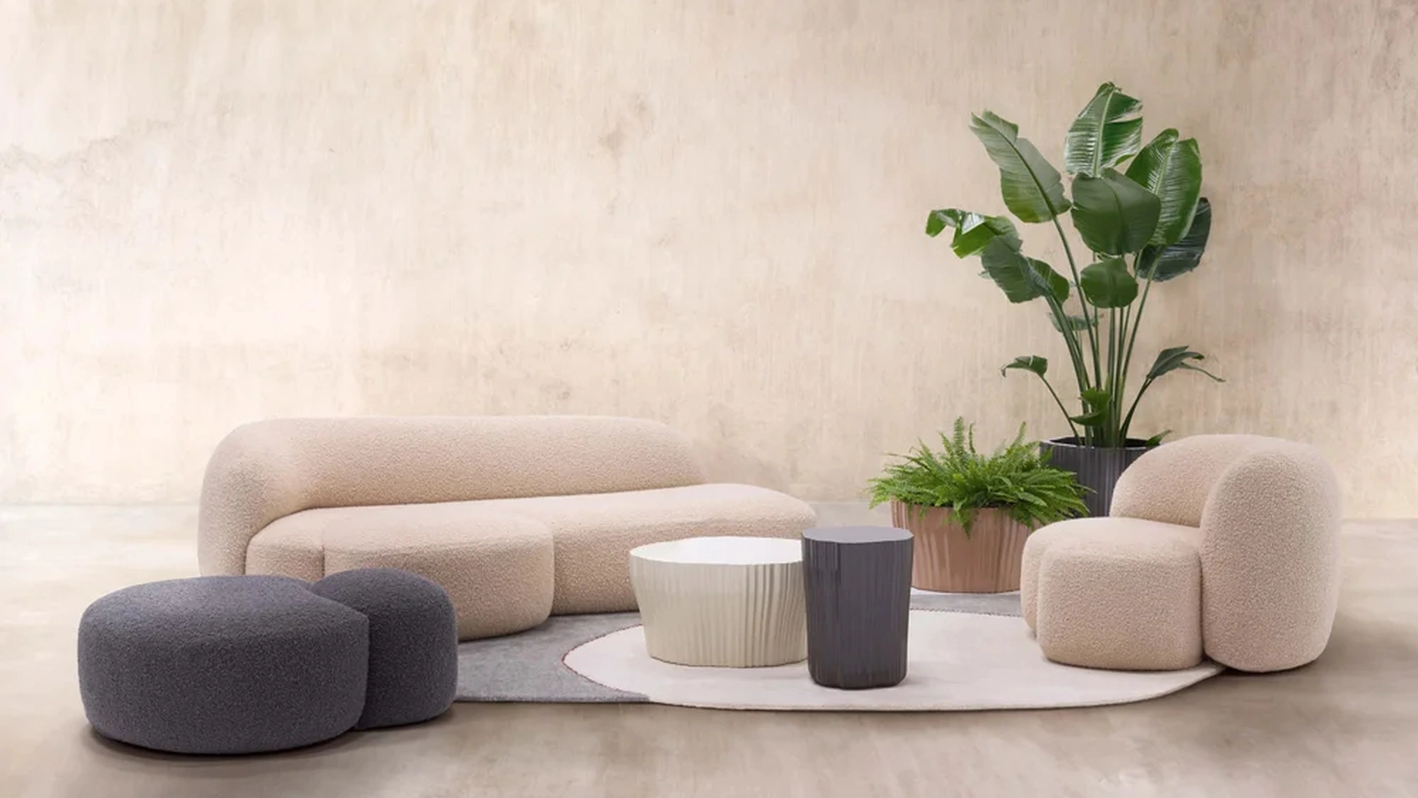 Tavolini in polietilene Corteza di Kartell