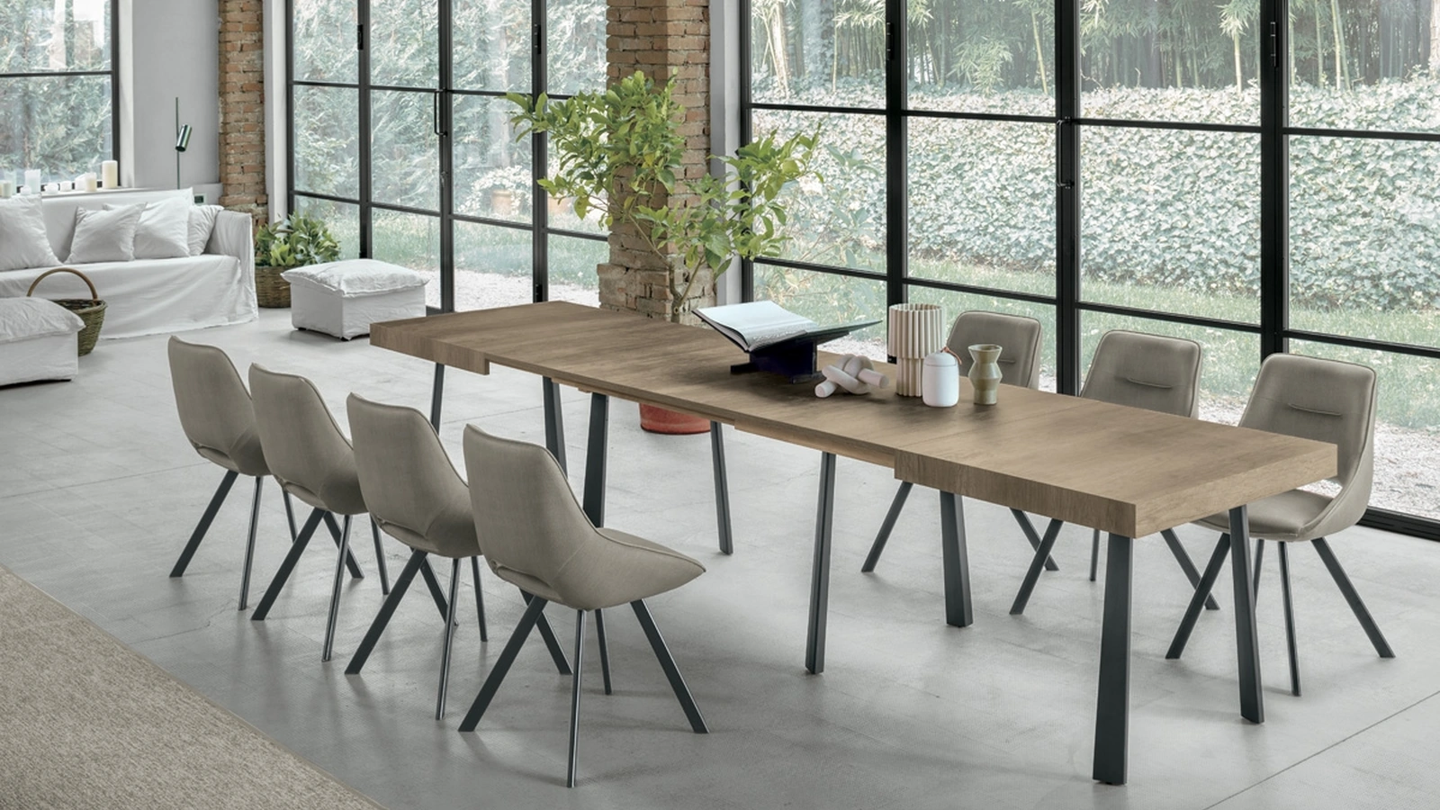 Tavolino trasformabile Dione Wood di Target Point