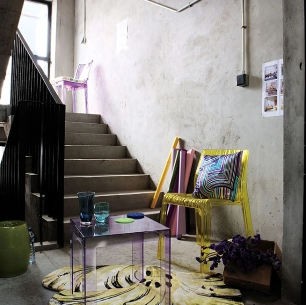 Tavolino Jolly in policarbonato di Kartell