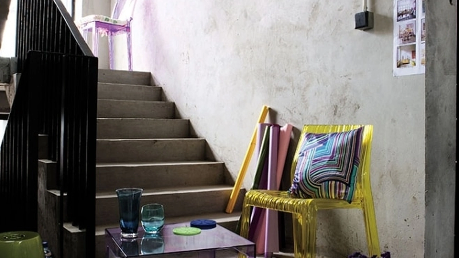 Tavolino Jolly in policarbonato di Kartell