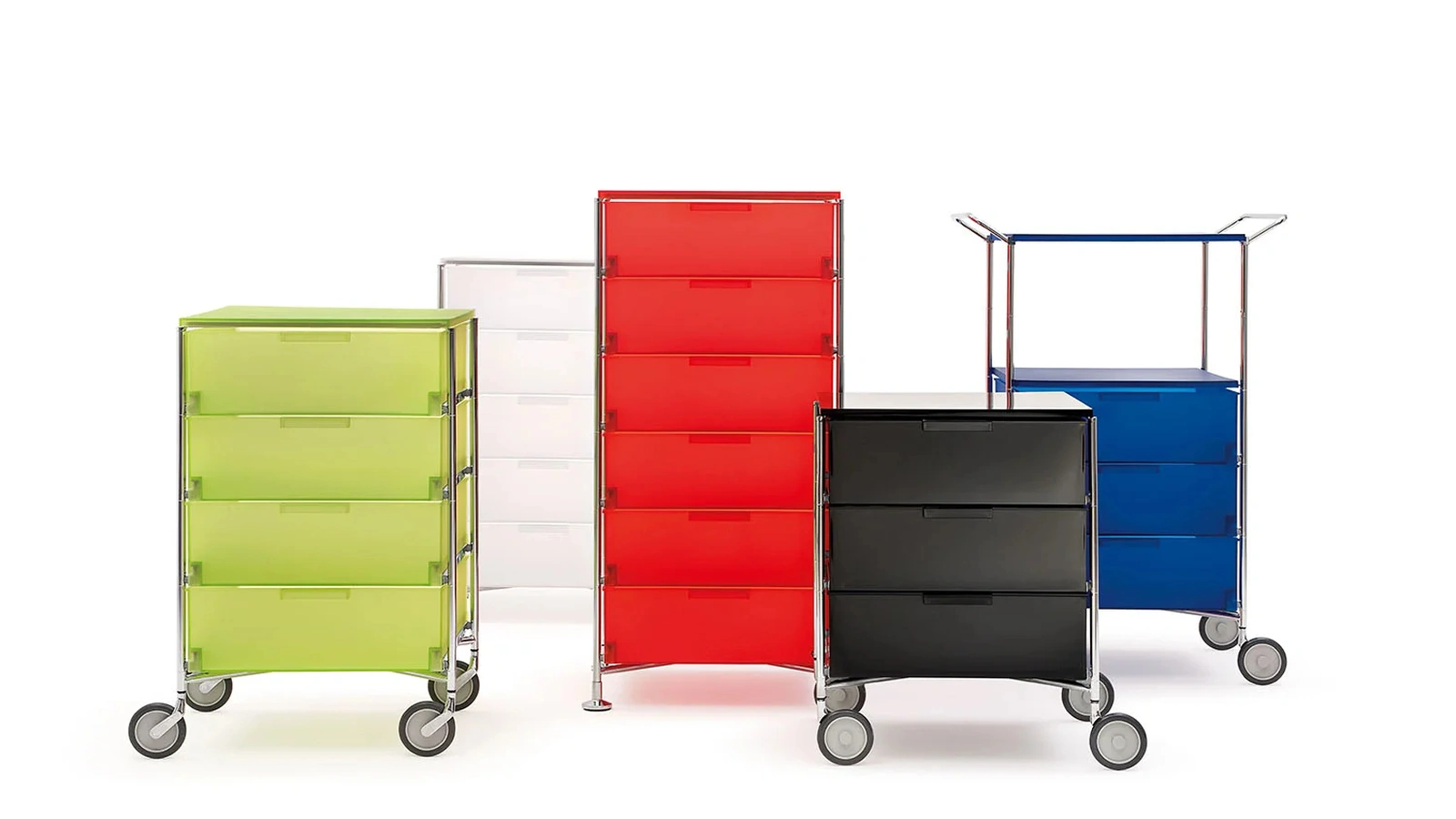 Contenitore Cassettiera Mobil Mat di Kartell