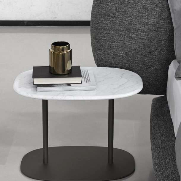Tavolino Neyo in marmo di Carrara di Alf Da Frè