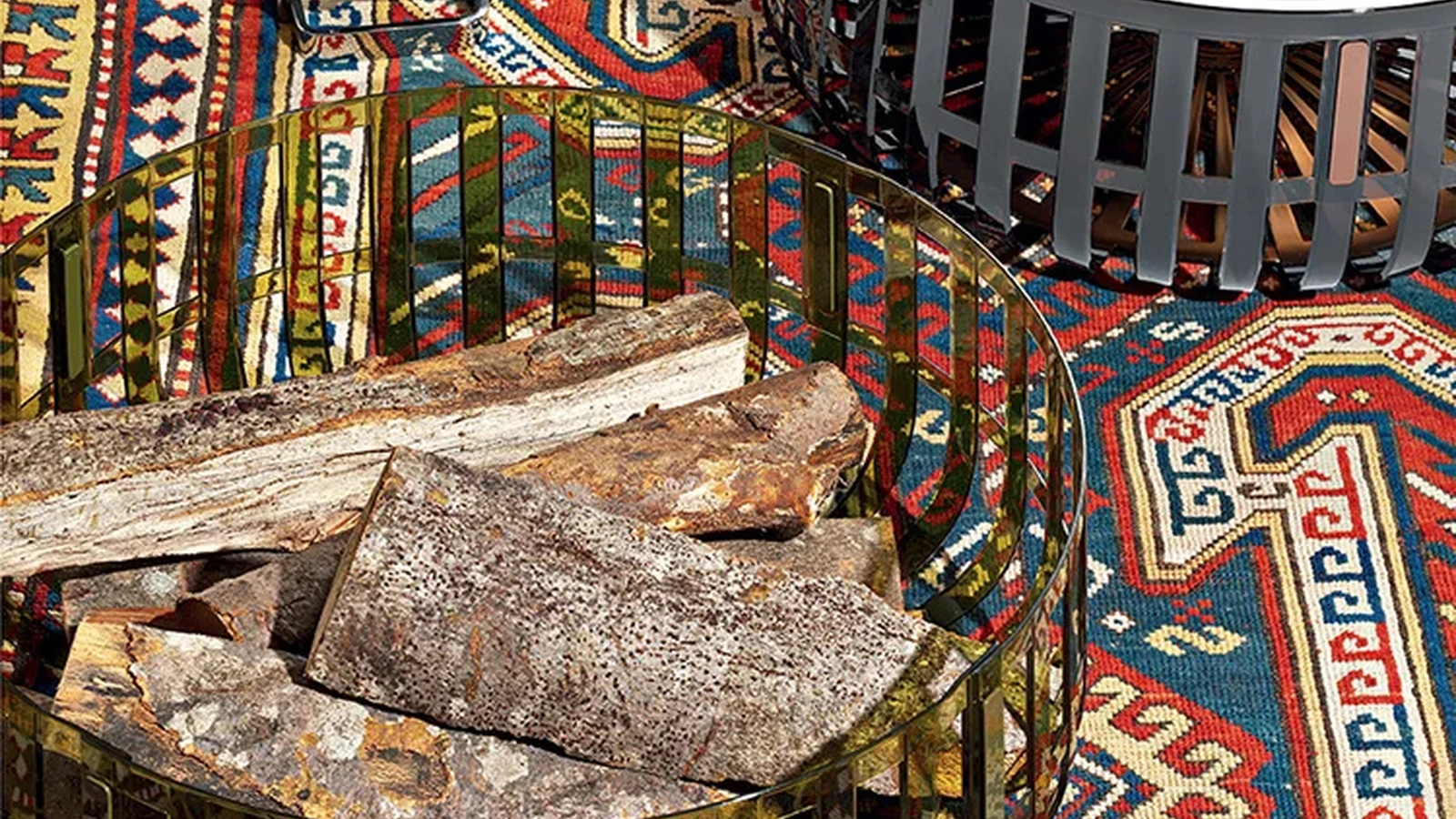 Tavolino contenitore in policarbonato Panier di Kartell