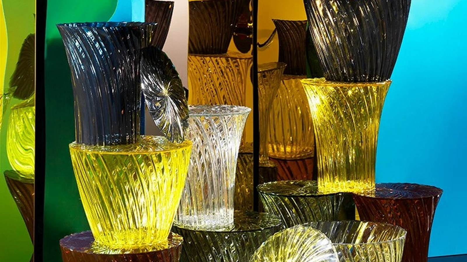 Tavolino Sparkle in plexiglas di Kartell
