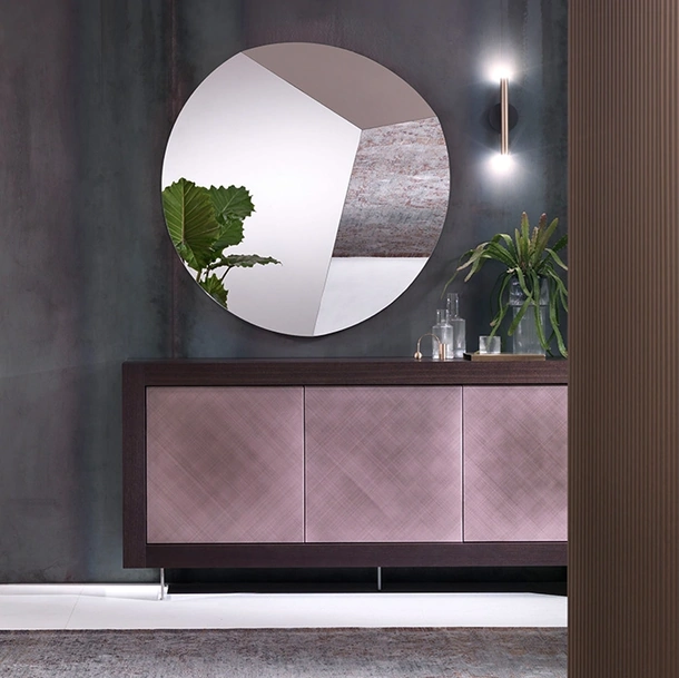 Specchio tridimensionale con superfici inclinate Circle di Riflessi