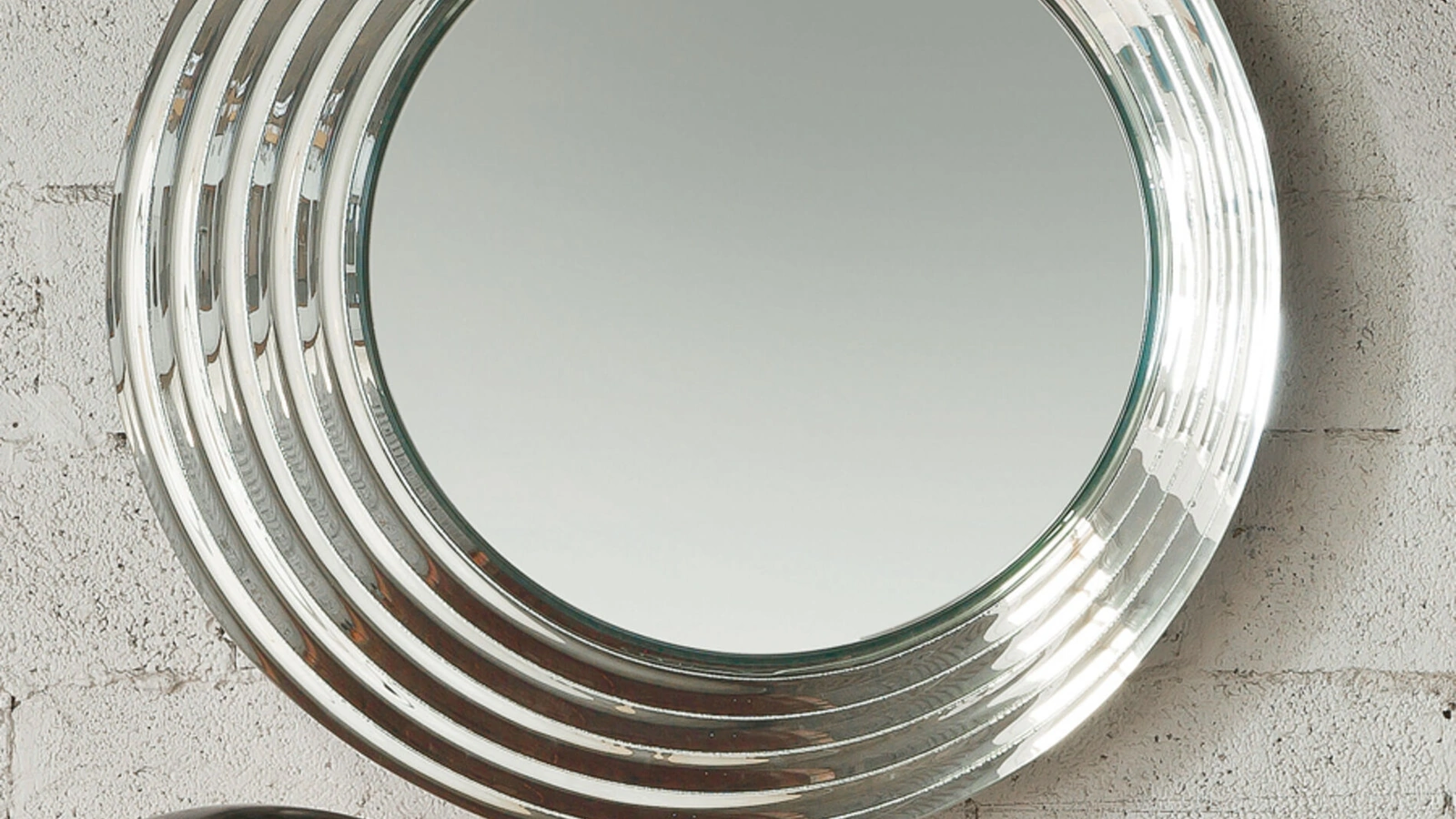 Specchio Queen con cornice in cristallo di Riflessi