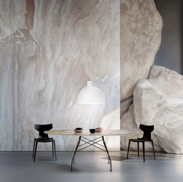 Lampada a sospensione Bellissima in tecnopolimero termoplastico finitura Lucida di Kartell