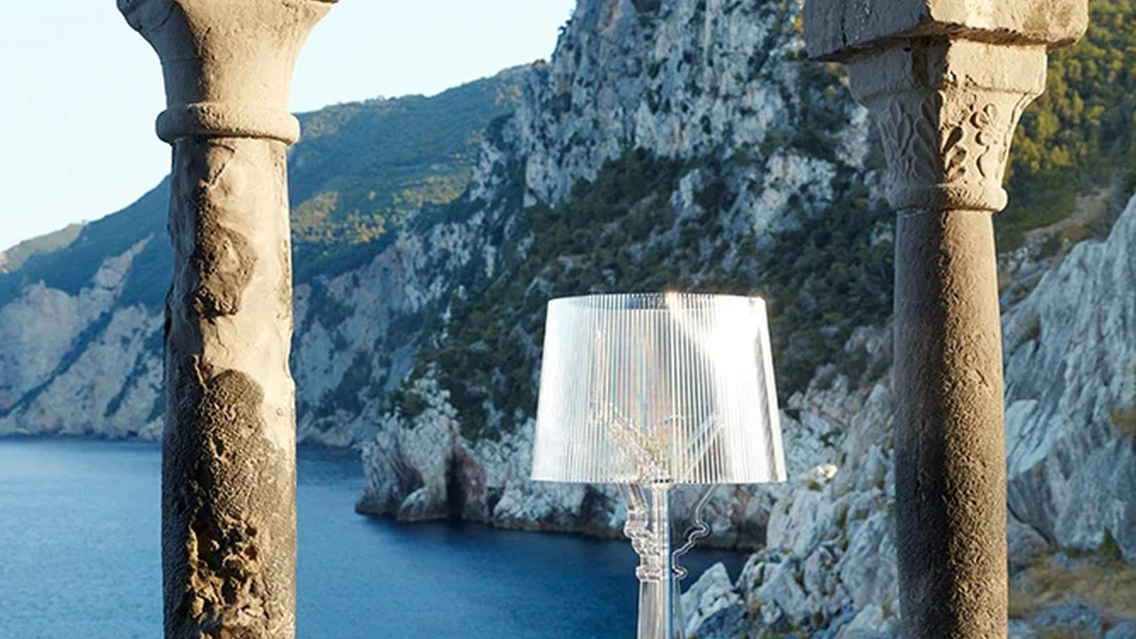 Lampada da tavolo Bourgie Trasparente di Kartell