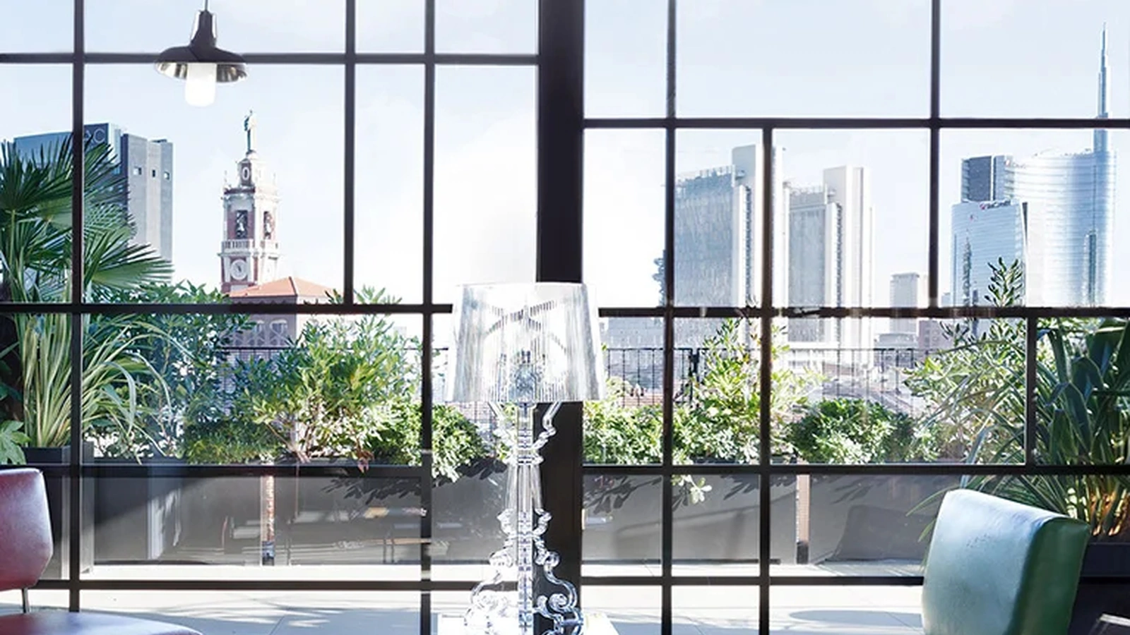 Lampada da tavolo Bourgie Trasparente di Kartell