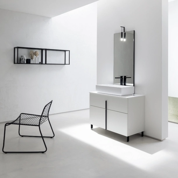 Mobile Bagno da appoggio in perla nobilitato B201 BD004 di Compab