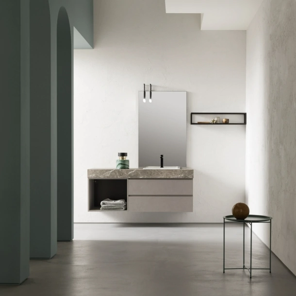 Mobile da Bagno sospeso in nobilitato B-GO BG004 di Compab