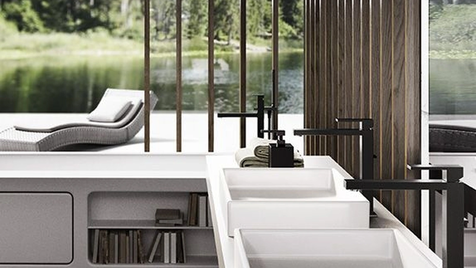 Rubinetteria Rettangolo di Gessi