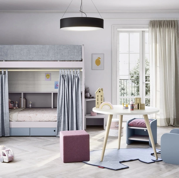 Cameretta con letti a castello Ergo di Nidi