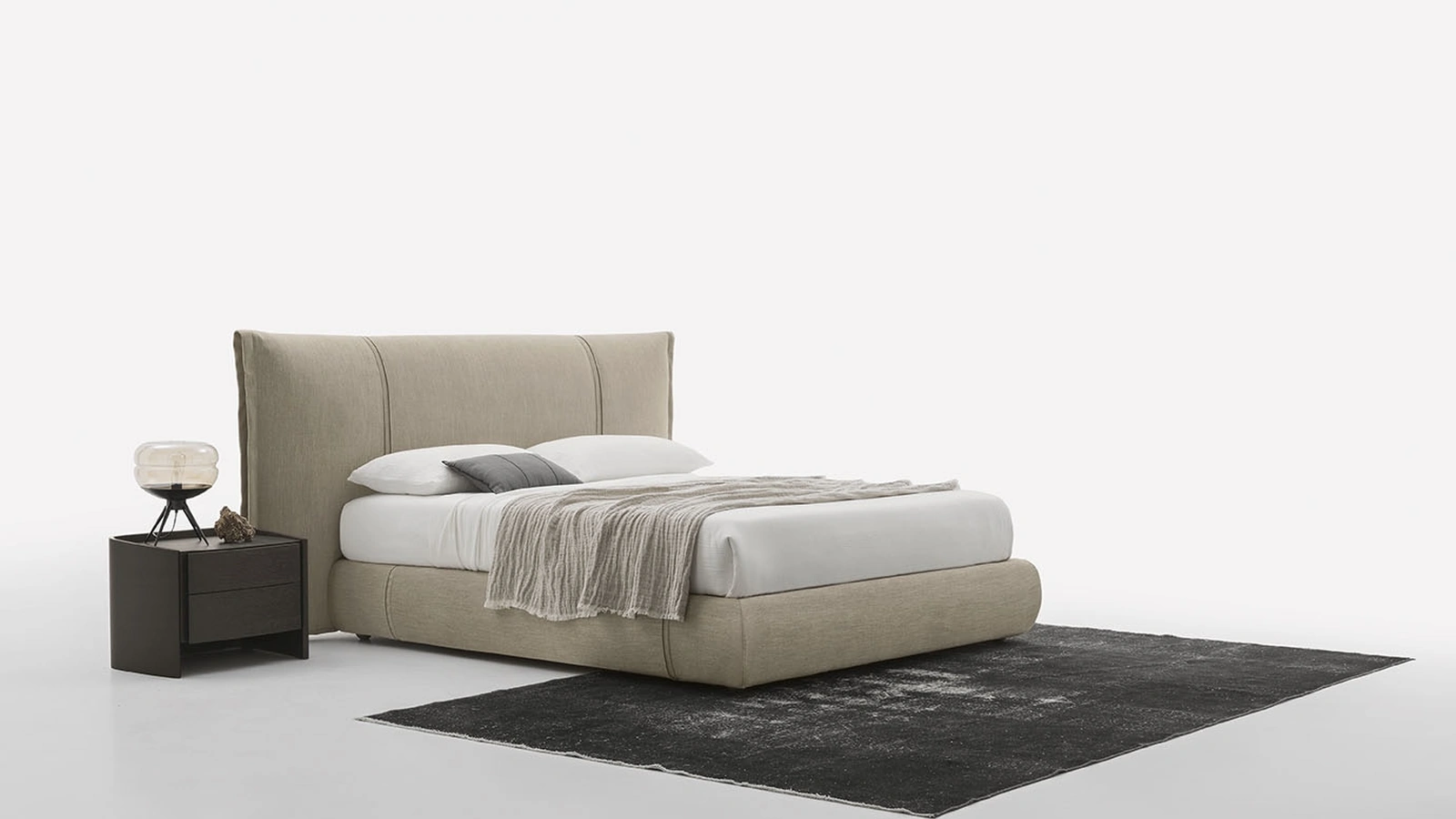 Letto di design con contenitore Artur Alf Da Frè