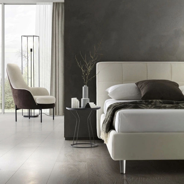 Letto in tessuto Gaucho di Le Comfort