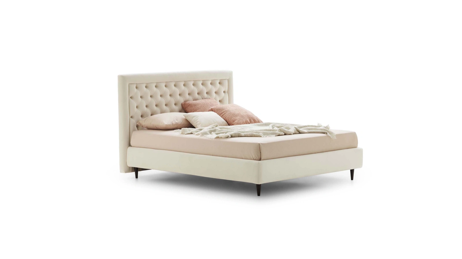 Letto Monet imbottito e trapuntato di Le Comfort