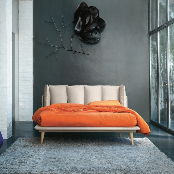 Letto con testiera Birdland di Noctis