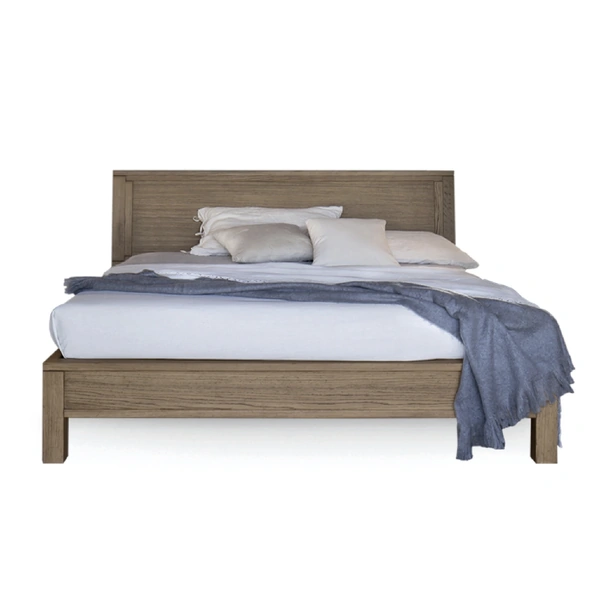 Letto in legno con testiera Quadra di Devina Nais