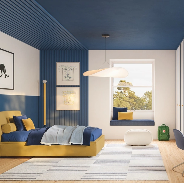 Letto singolo con box contenitore Ada di Twils