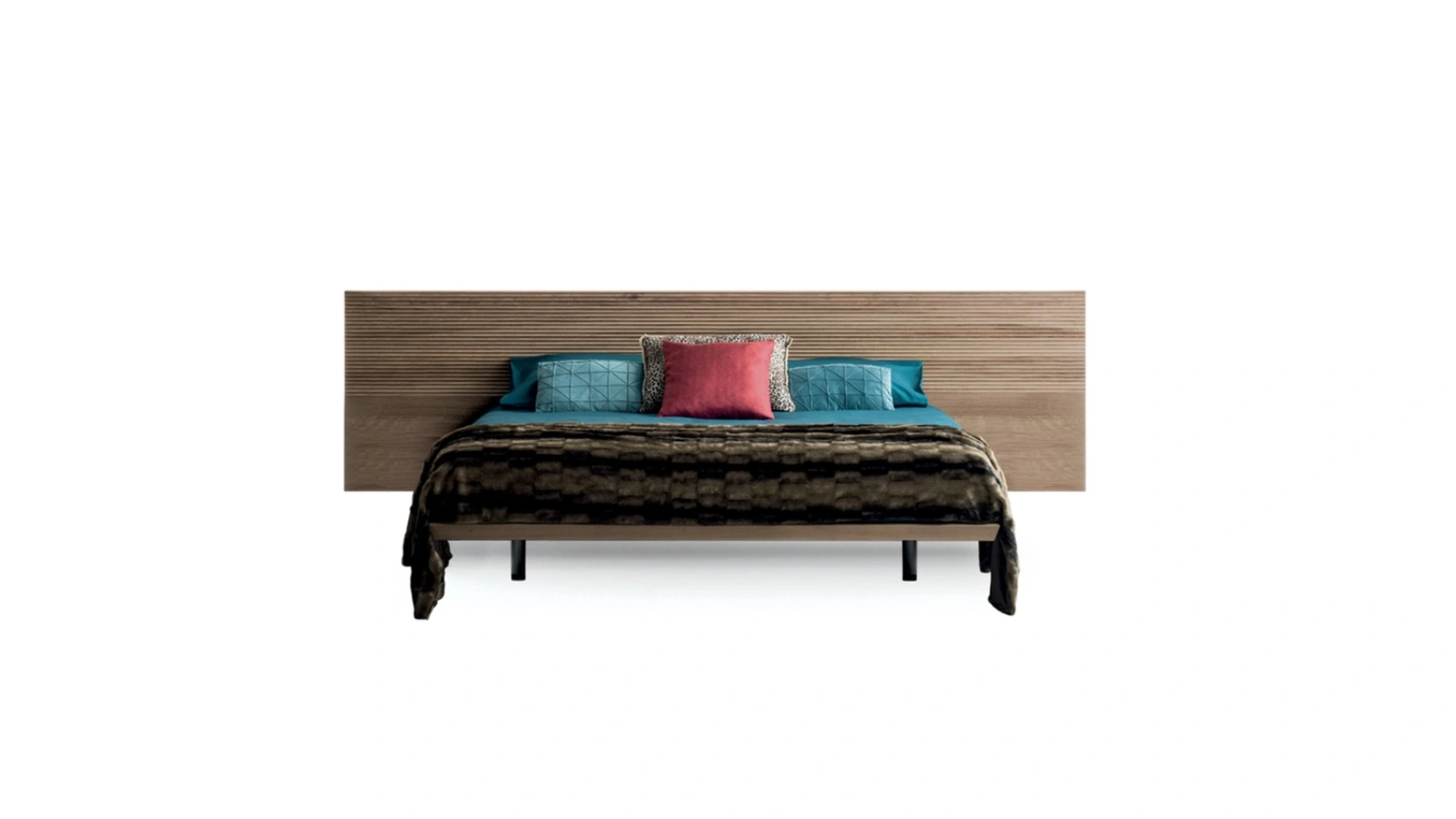 Letto Zen con testiera effetto sospesa di Devina Nais