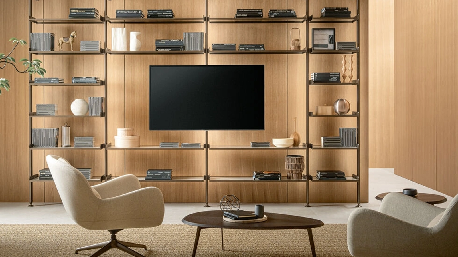 Libreria Techwall porta TV di Riflessi