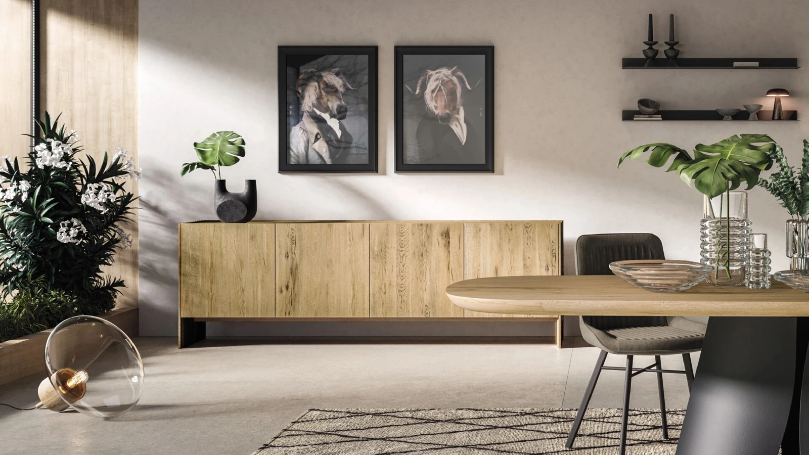 Madia in legno Arbor di Devina Nais