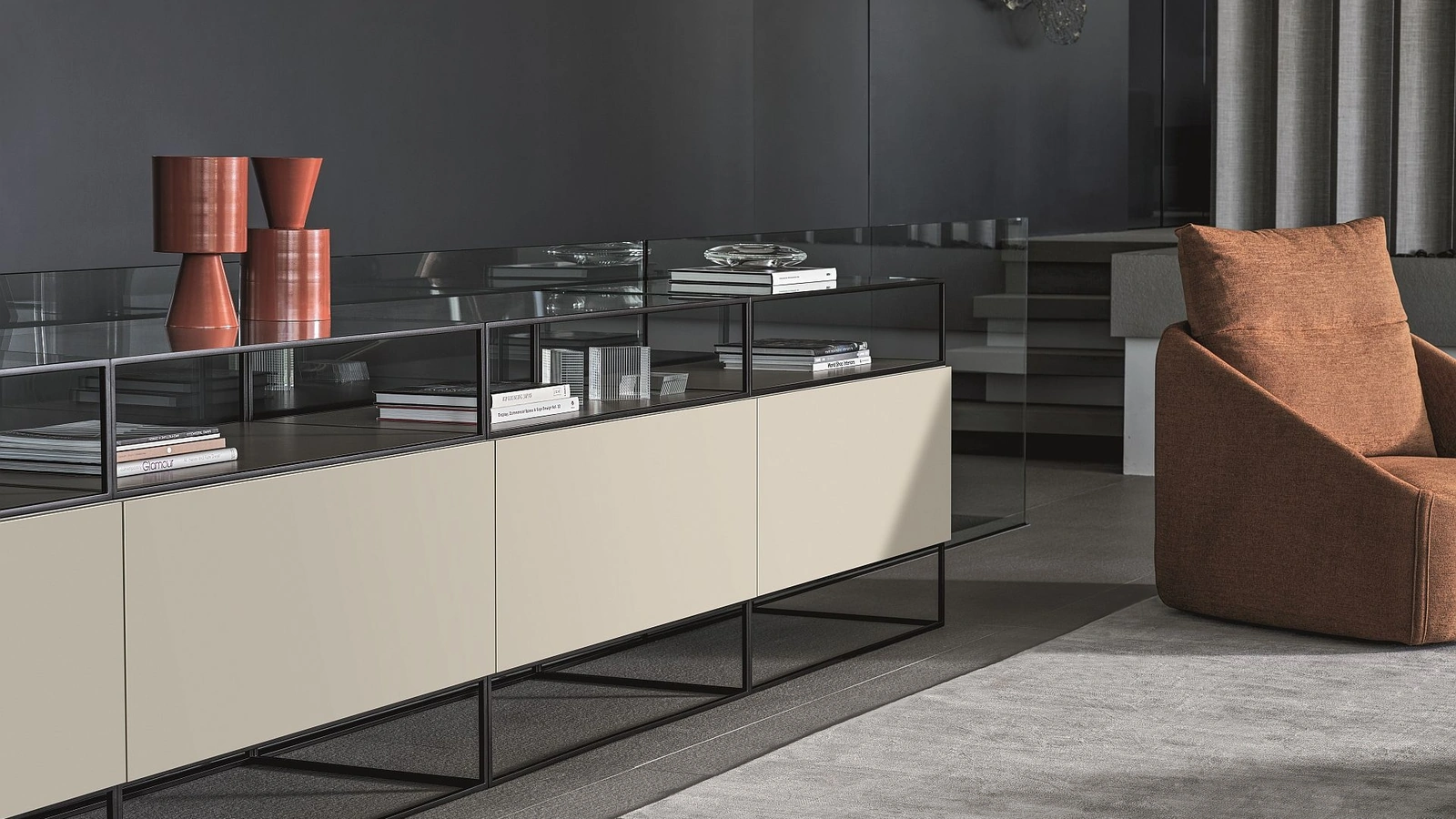 Madia Unit in laccato opaco di Ditre Italia