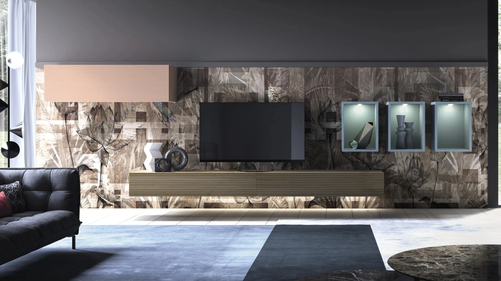 Mobile sospeso Living Zero 16 in Rovere di Devina Nais