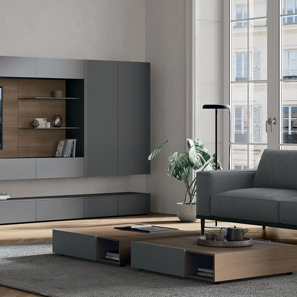 Parete Attrezzata Atlante UNIT AT143 di Tomasella