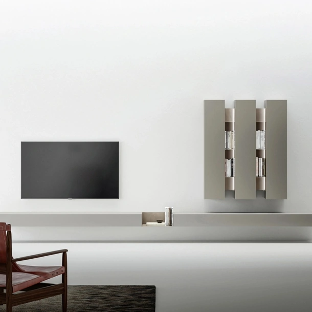 Parete Attrezzata Freedhome Composizione sospesa di Caccaro