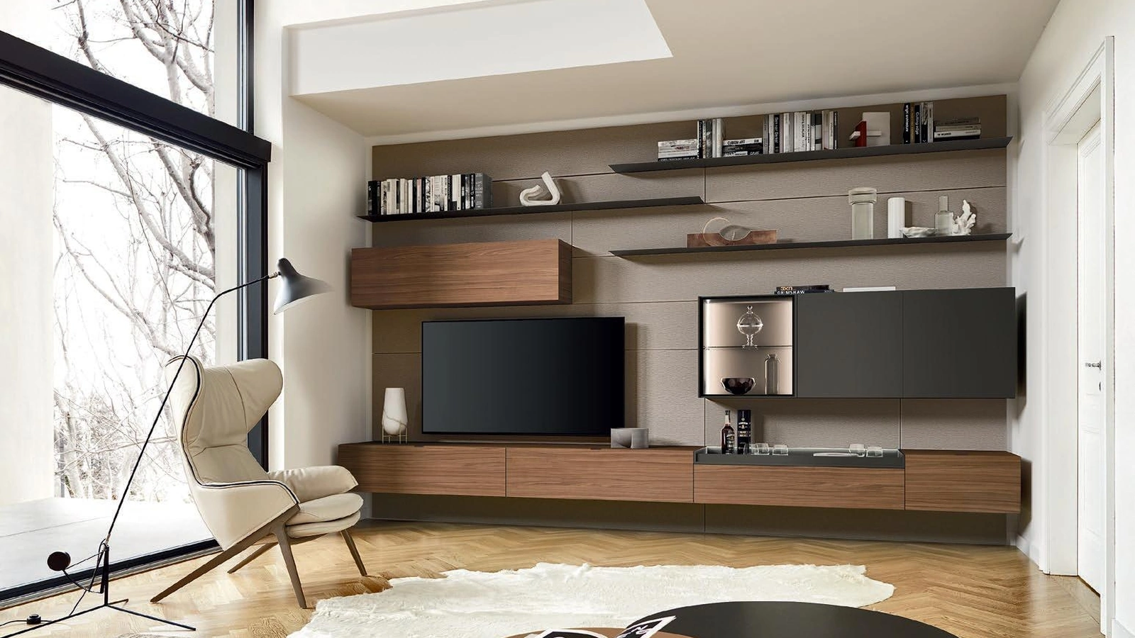 Parete Attrezzata Lampo di Sangiacomo