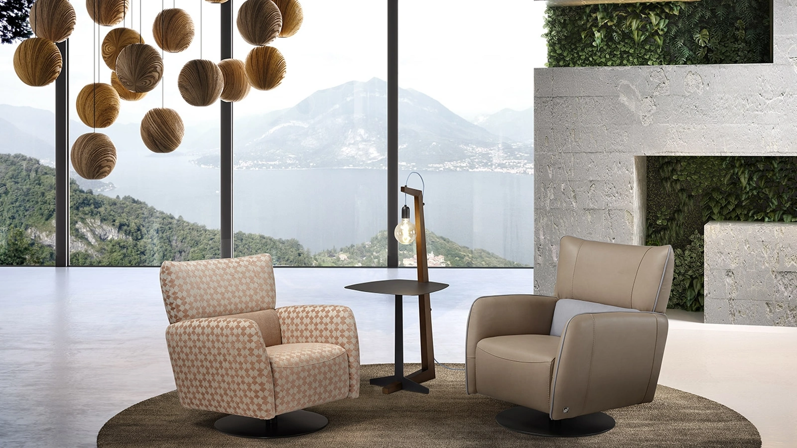 Poltroncina Honey in pelle o tessuto di Egoitaliano