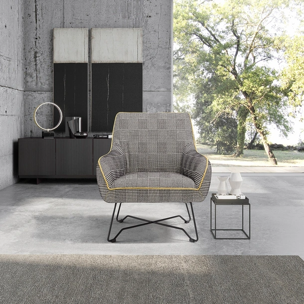 Poltroncina in tessuto Namy di Egoitaliano