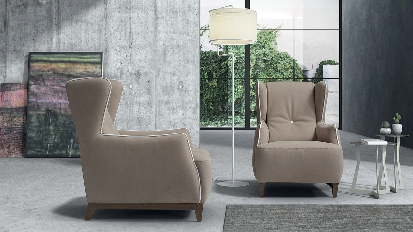 Poltrona in tessuto Randy di Egoitaliano