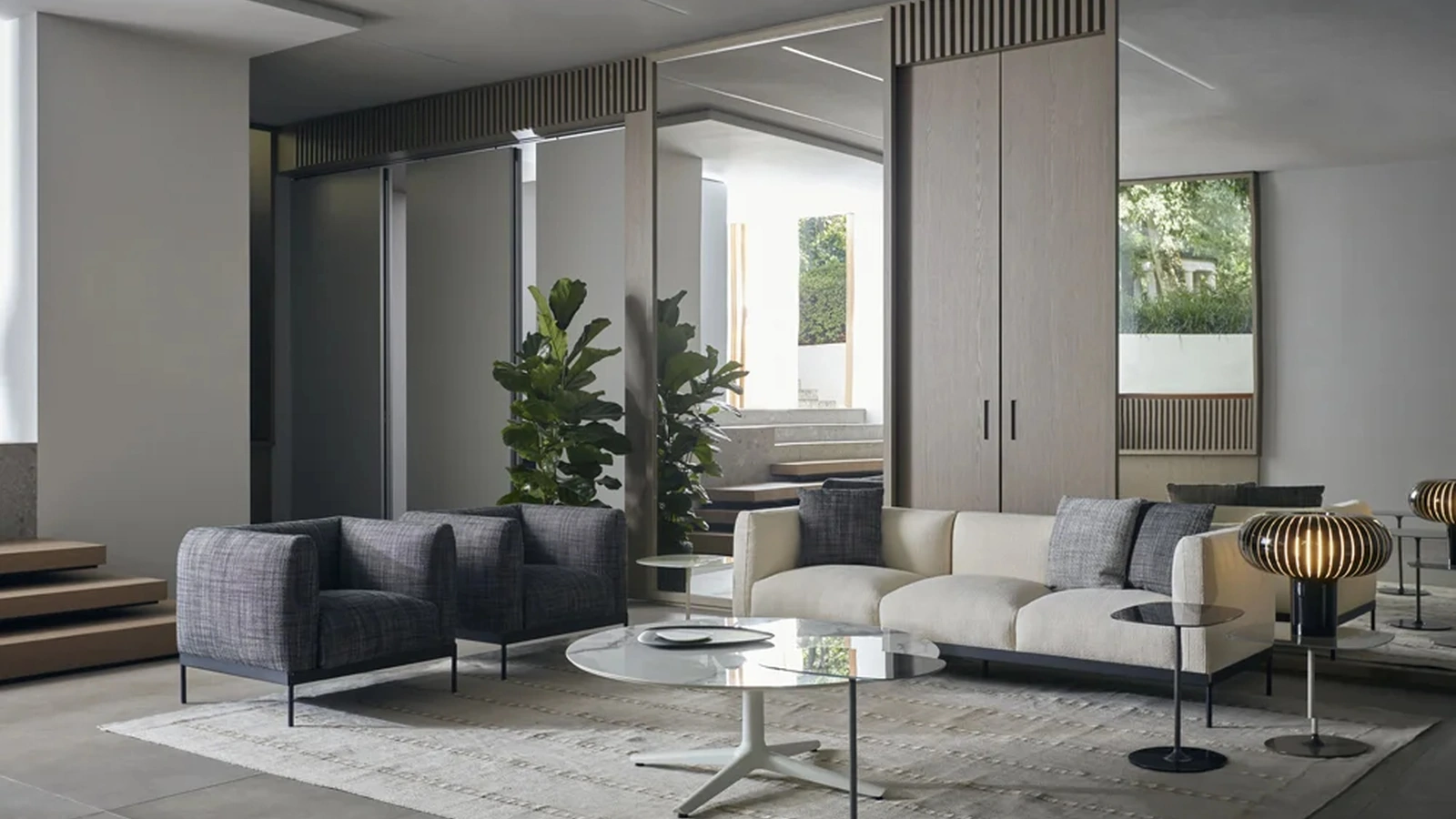 Poltrona in tessuto imbottito Asia di Kartell