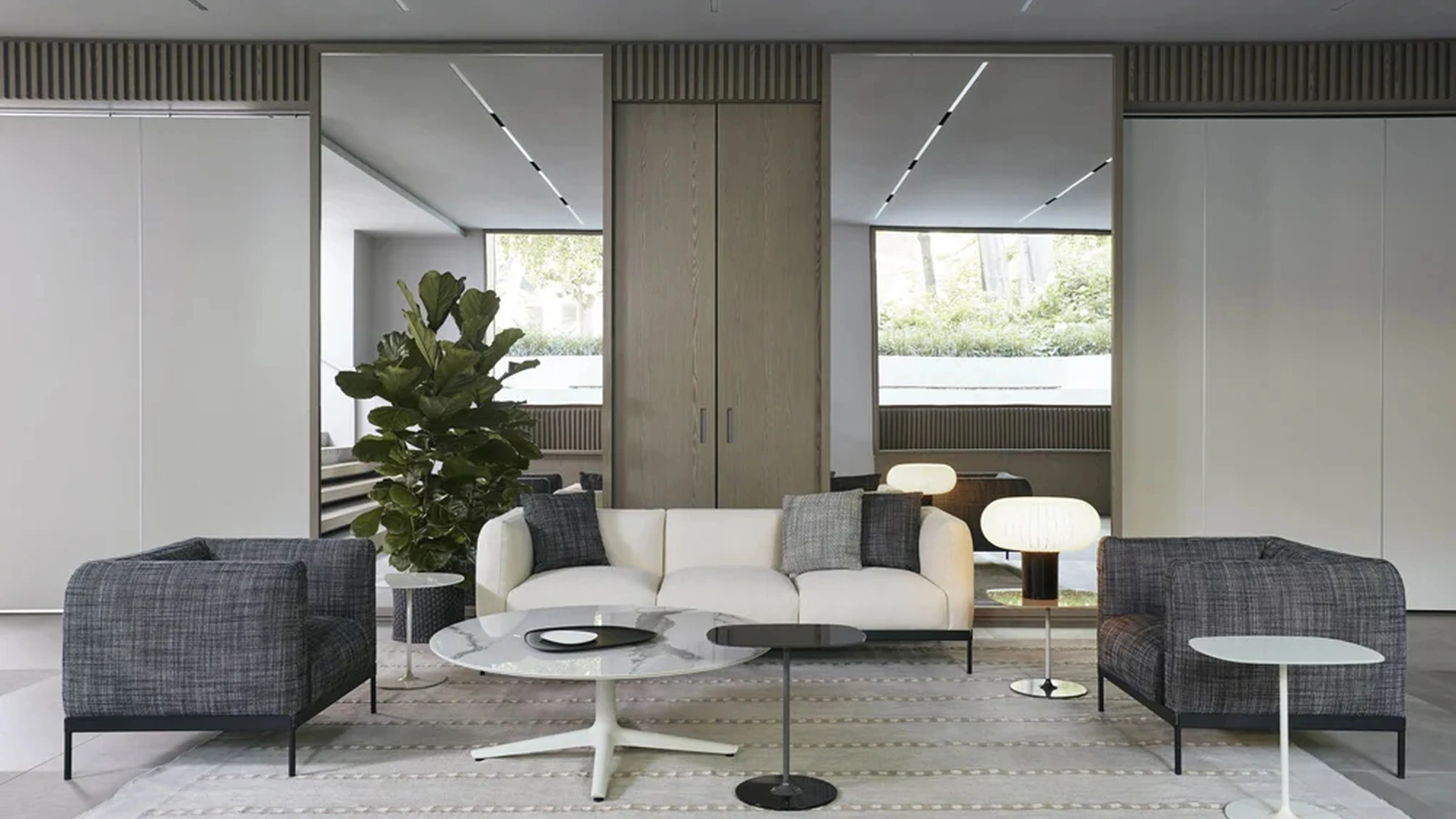 Salotto in tessuto Asia di Kartell