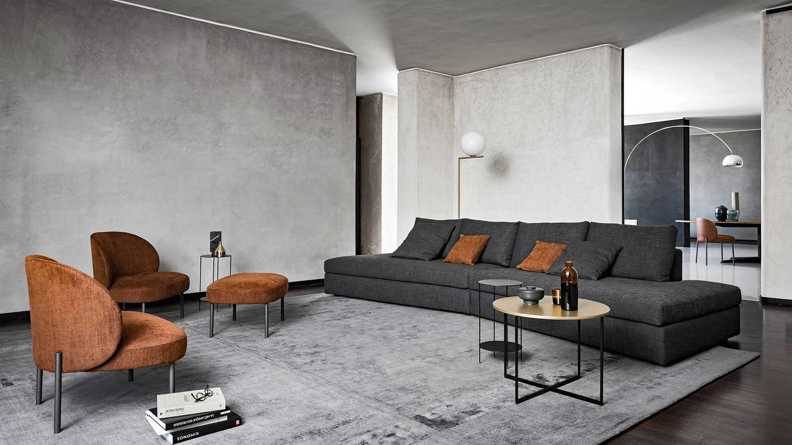 Salotto moderno in tessuto California di Alf Da Frè