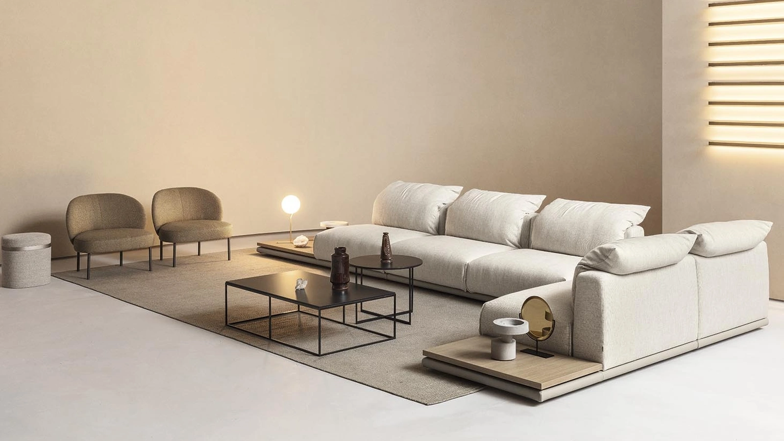 Divano angolare Land di Alf Da Frè