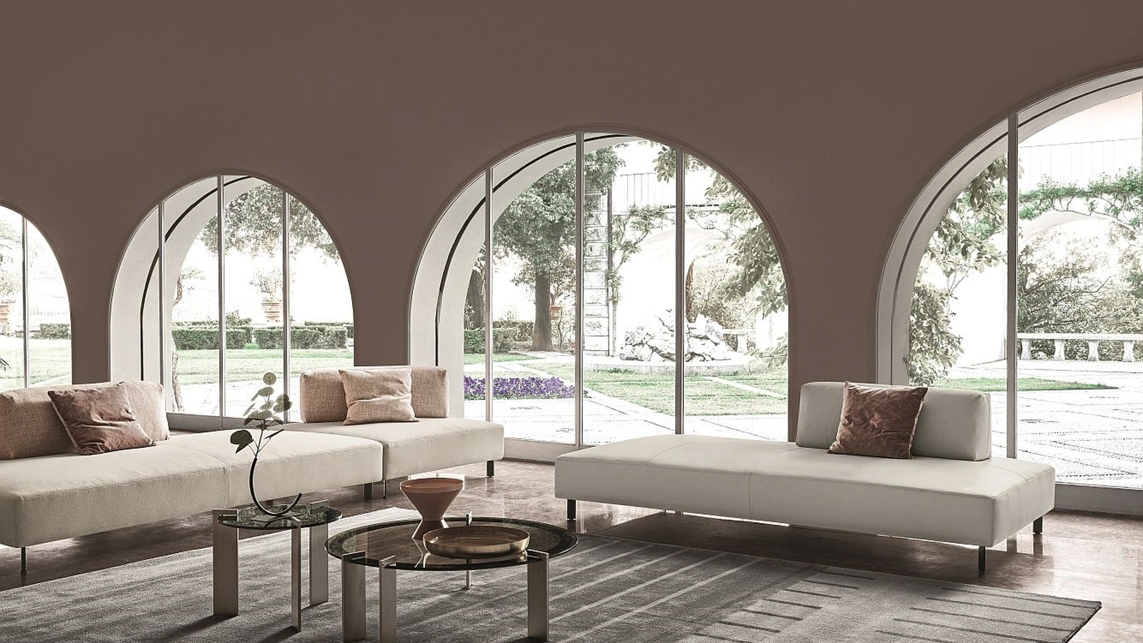 Divano lineare Sanders Air di Ditre Italia