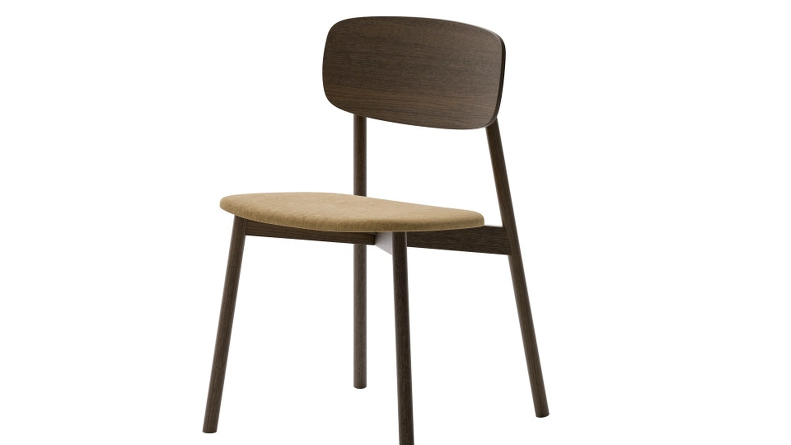 Sedia Alessia in frassino con seduta imbottita di Veneta Cucine