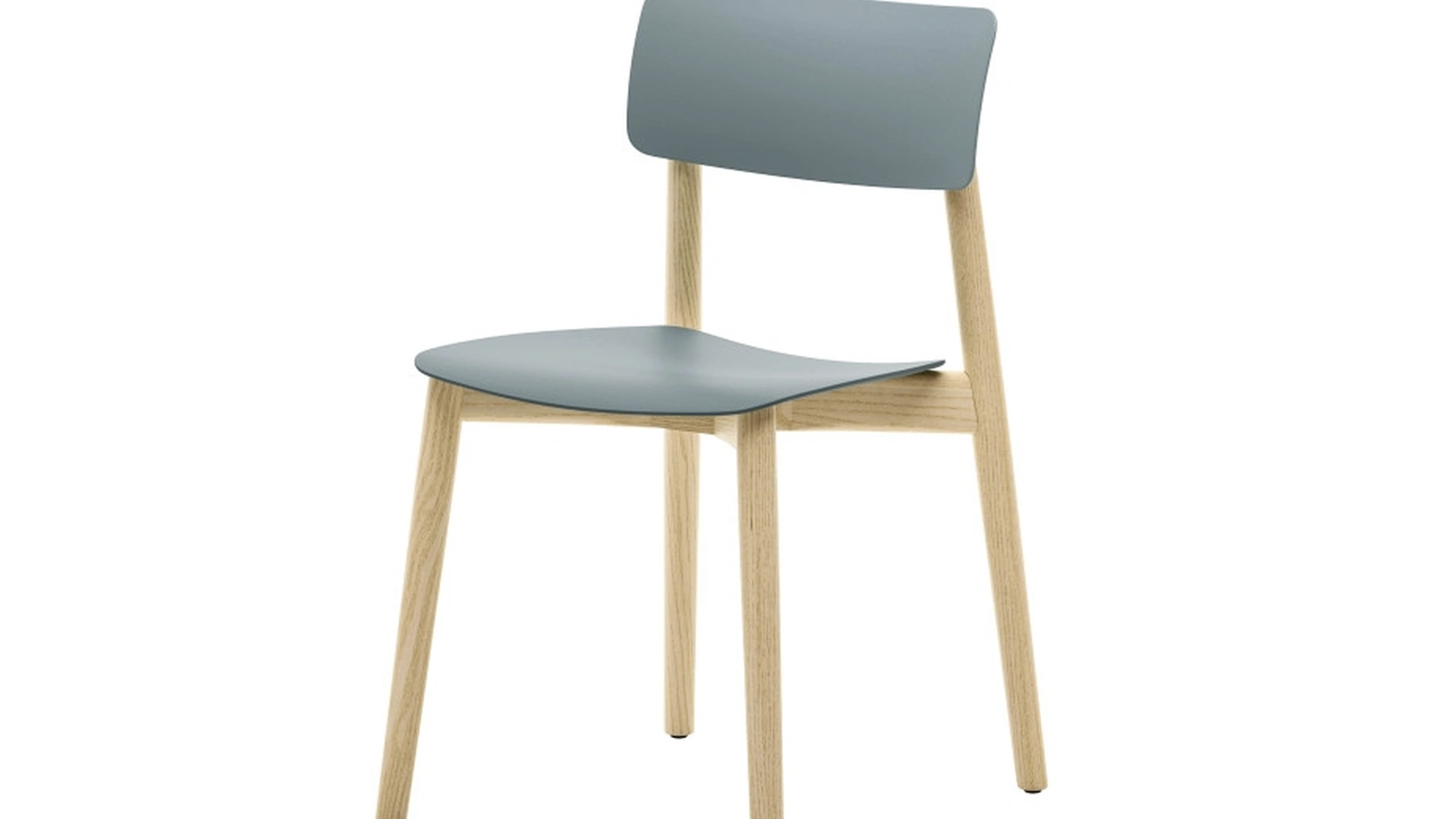 Sedia Astrid in polipropilene con struttura in legno di Veneta Cucine