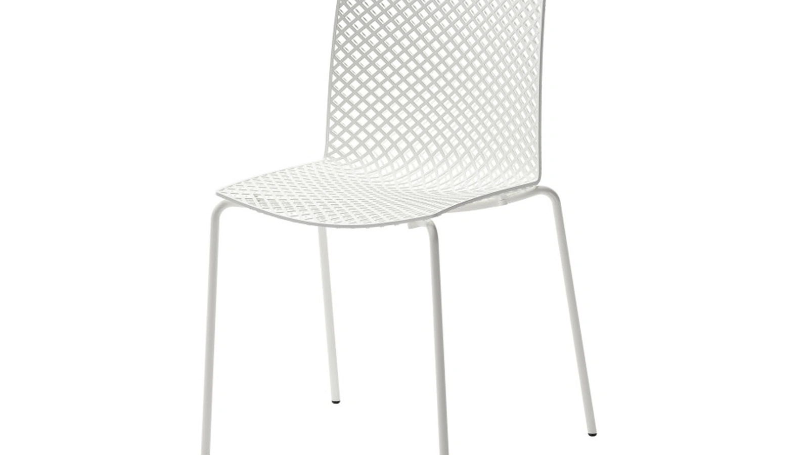 Sedia impilabile City in tecnopolimero con struttura in metallo di Veneta Cucine