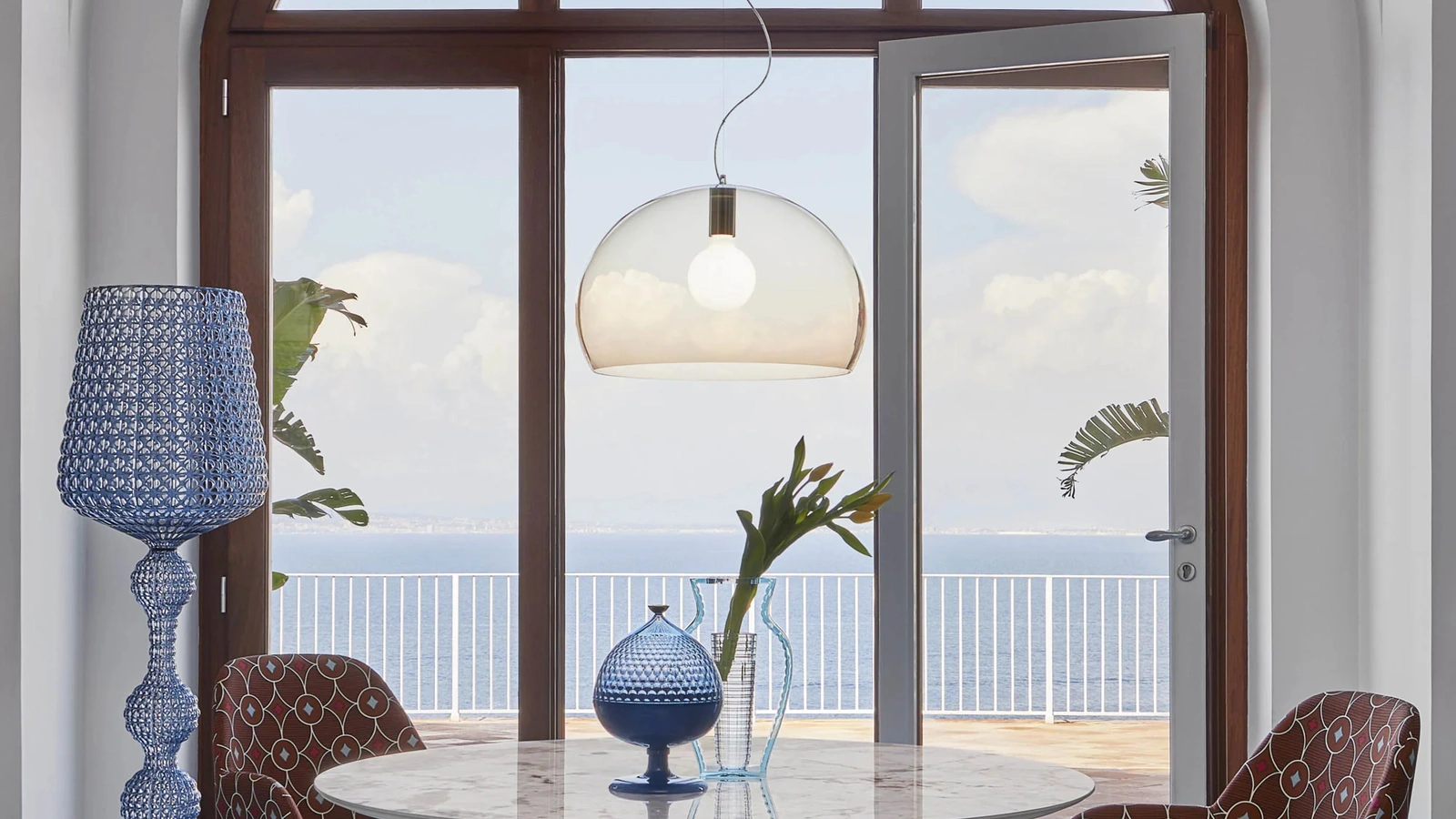 Sedia Clap Rubelli di Kartell