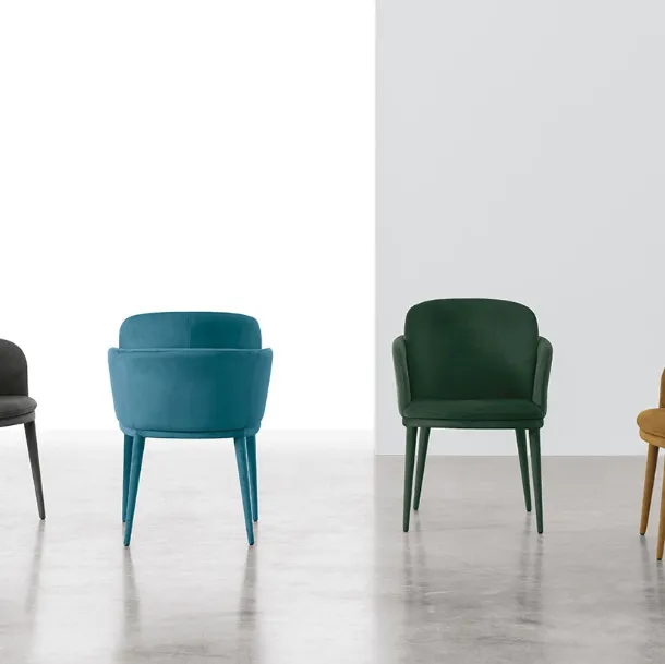 Sedia con braccioli Cleveland Poltroncina di Target Point