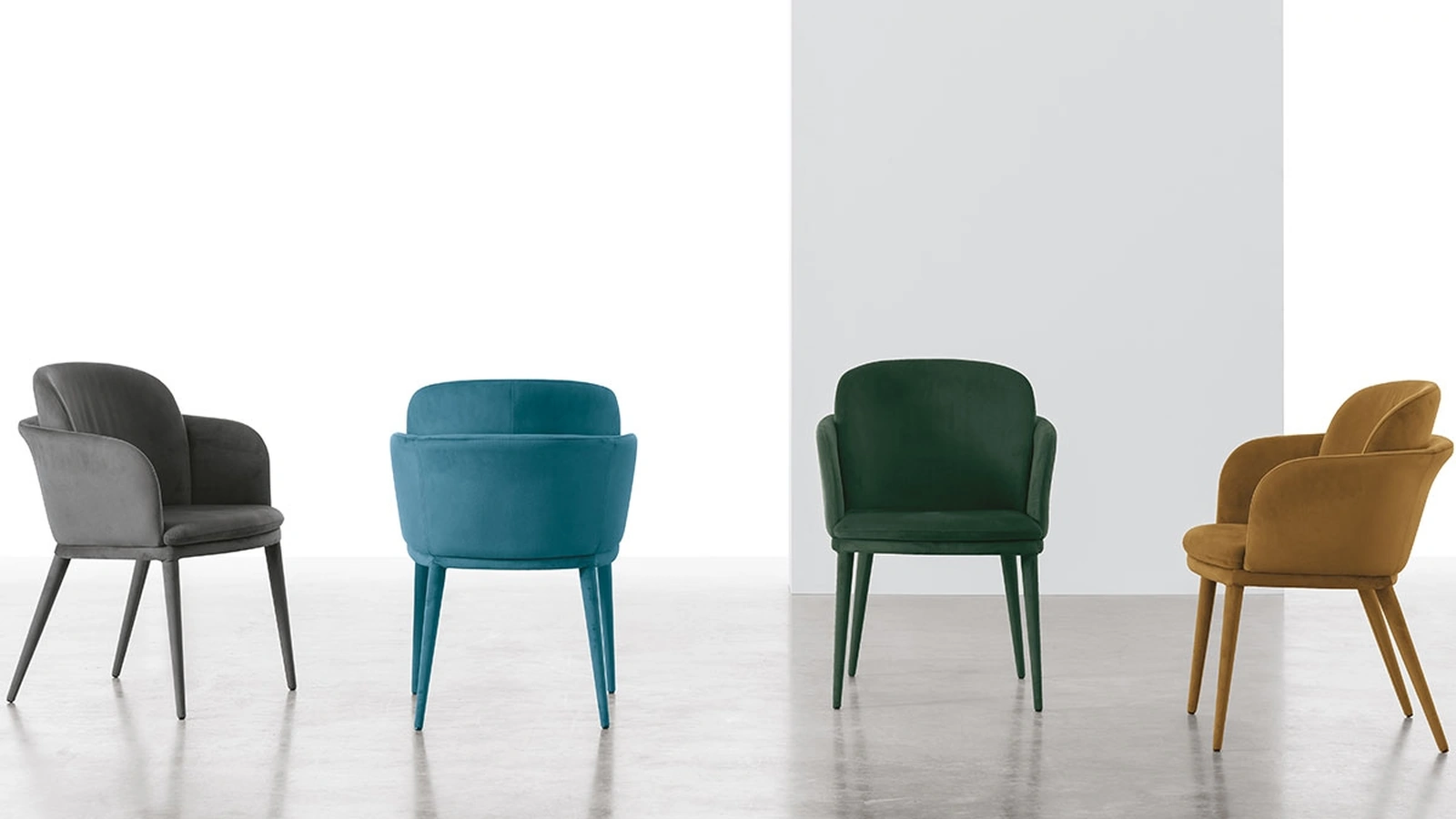 Sedia con braccioli Cleveland Poltroncina di Target Point