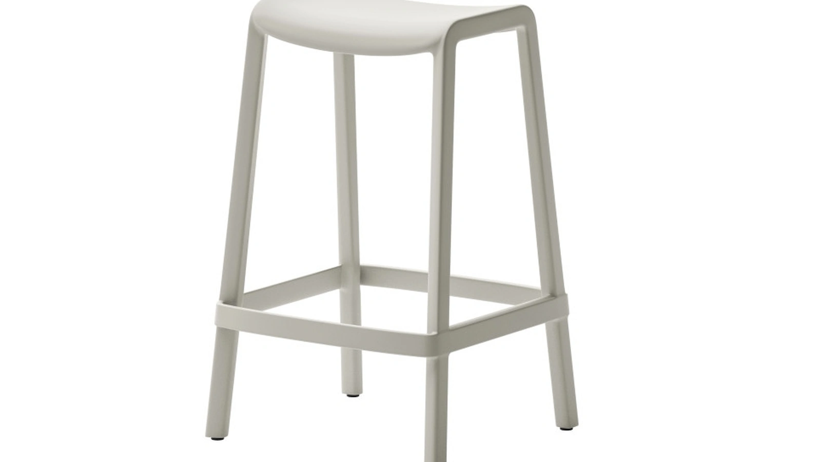 Sgabello Dome in polipropilene di Veneta Cucine