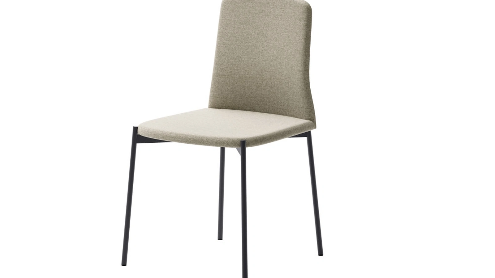 Sedia Giara in tessuto con struttura in metallo di Veneta Cucine