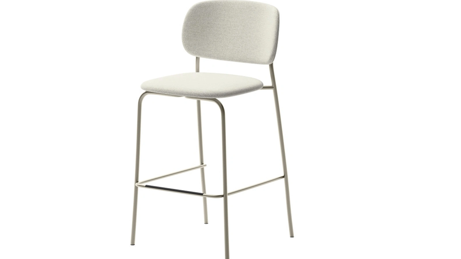 Sgabello Papillon in tessuto imbottito di Veneta Cucine